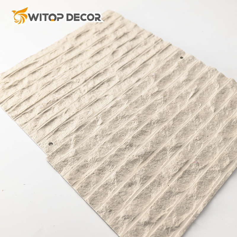 Lightweight PU Stone Wall Panel 3D Panel Stone Flexible Cladding Stone
