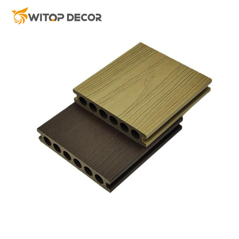 Outdoor Terrace Co-Extrusion Wood Plastic Composite Decking