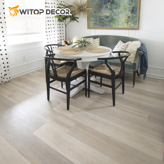 Spc Flooring Tiles Waterproof Fireproof Sound Resistance Luxury Vinyl Flooring