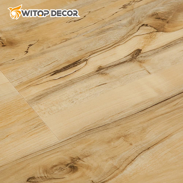 Light Saddlewood Color Waterproof Non-Slip Spc Vinyl Flooring