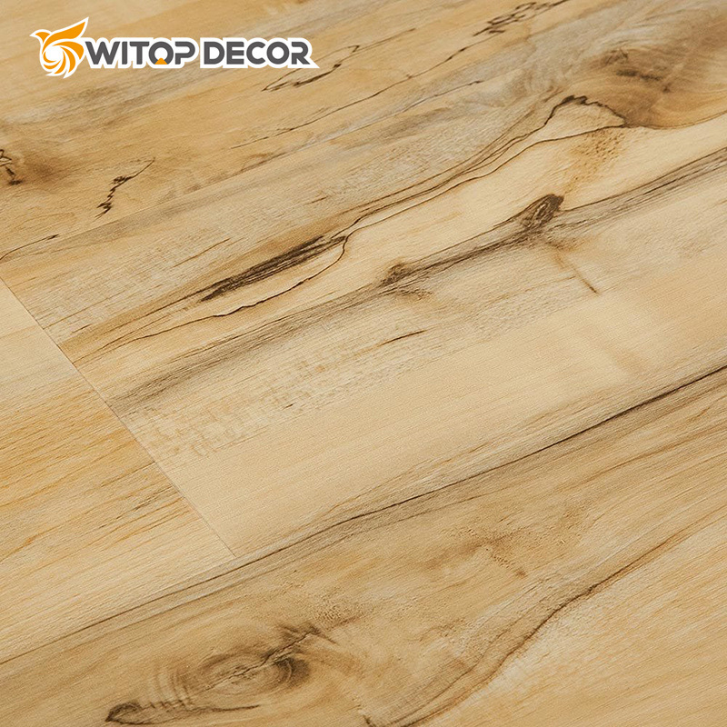 Light Saddlewood Color Waterproof Non-Slip Spc Vinyl Flooring