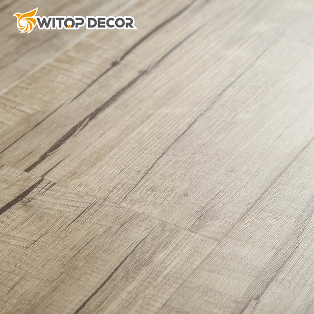 Anti-Scratch Waterproof Wood Design Spc Interlocking Vinyl Flooring