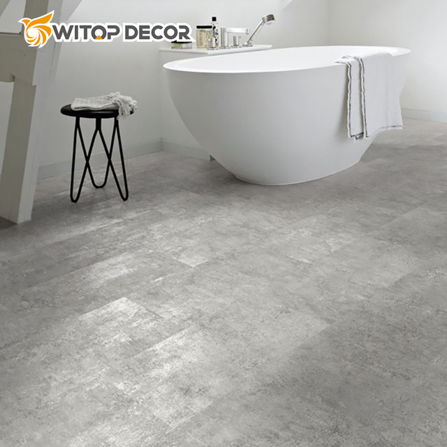 Vinyl Embossed PVC Board Click Lvt Lvp Spc Wood Flooring, Price Discount