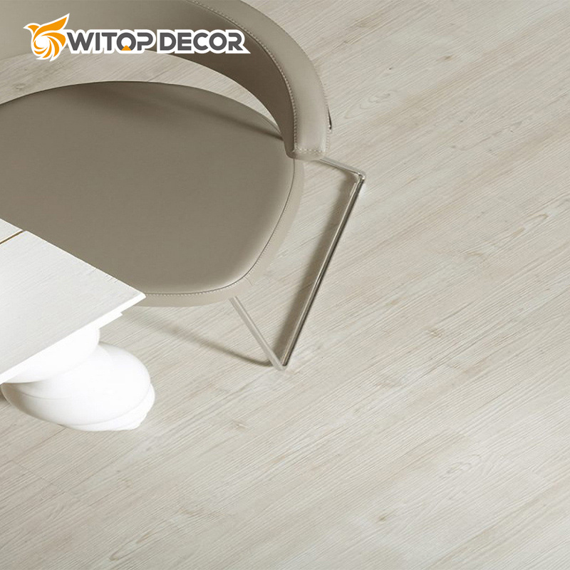 1.5mm Customized Waterproof Wood Look Vinyl Tiles Eco Adhesive Lvt Flooring