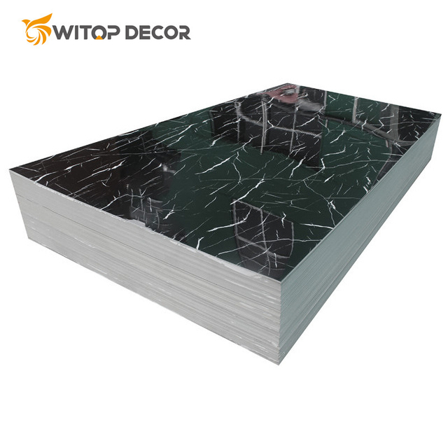 PVC Marble Stone Wall Panel Interior Wall Panels Use for Bathroom Decor