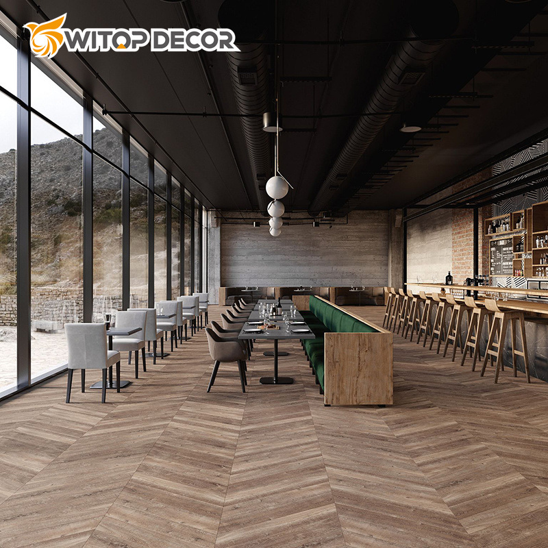 Interior Flooring of PVC Plastic Non-Slip Flooring Roll Lvt Flooring Fireproof