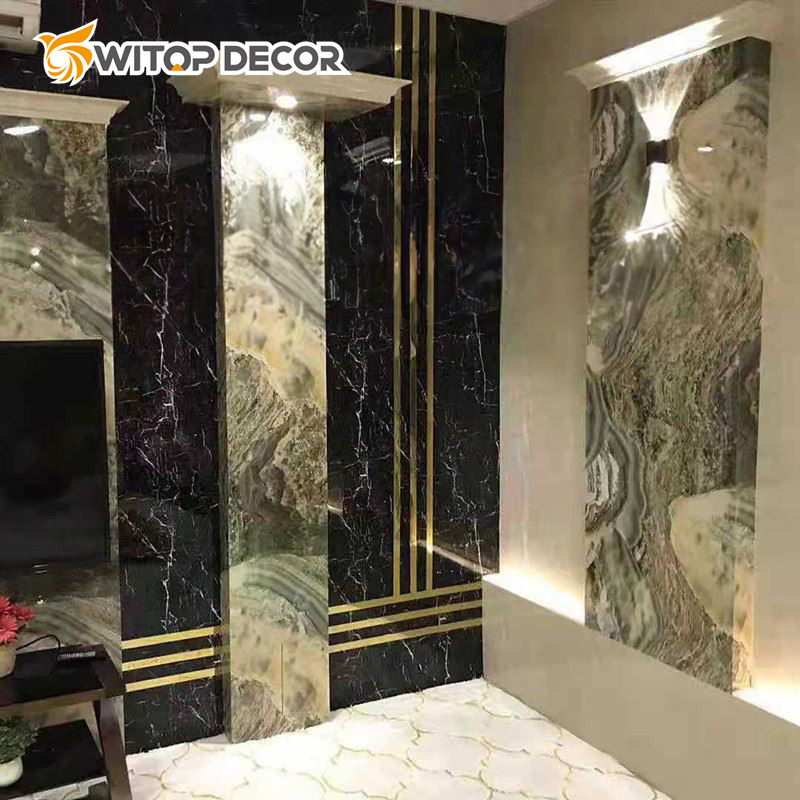 Newly Design High Glossy PVC Marble Sheet for Wall Background