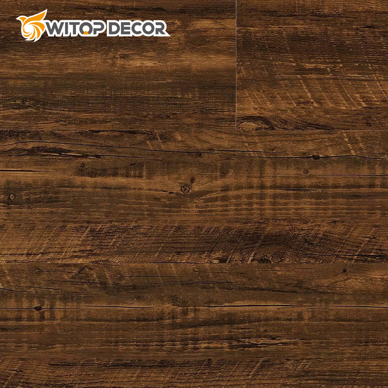 Stone Plastic Core Artificial Click Wood Texture Vinyl Waterproof Plank Spc Flooring