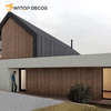 Good Quality 3D House Cladding Panel Outdoor Composite Solid WPC Wall Panel Board with Frame
