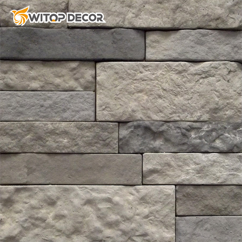 Lightweight Polyurethane PU Stone Indoor and Outdoor Wall Panels Exterior Simulated Stone 3D Wall Panel Board