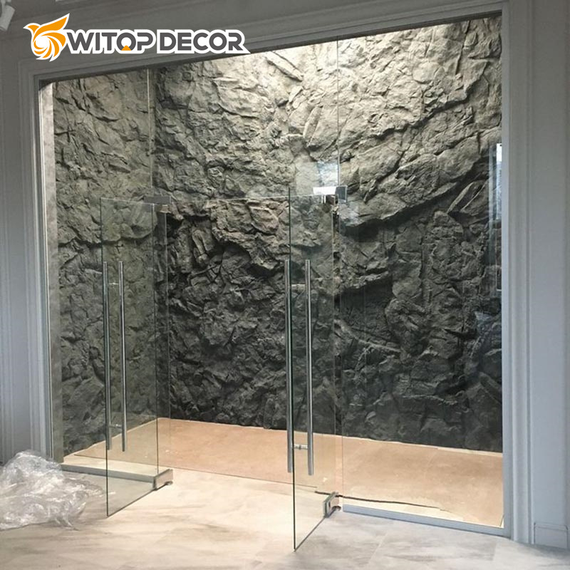 Witop OEM Factory Wholesale PU Exterior Foam Faux Stone House Siding Exterior Wall Stone Panels