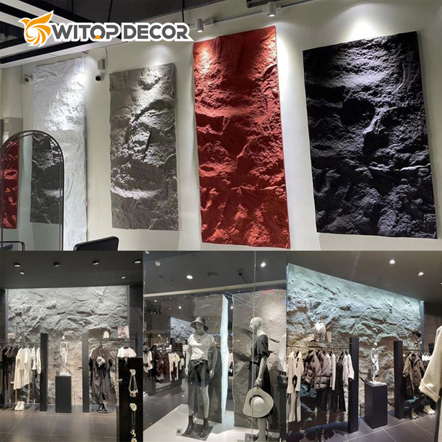Artificial Lightweight PU Faux Stone Polyurethane Cultural Wall Panel