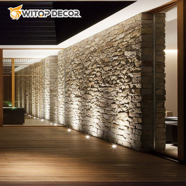 Sale Faux Stone Panels Exterior Wall PU Stone Panel Artificial Stone Vneer