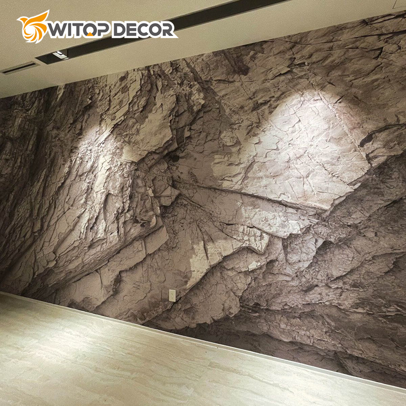 Wall Background Decor Waterproof Stone PU Panels PU Stone Panels PU Wall Stone Panel