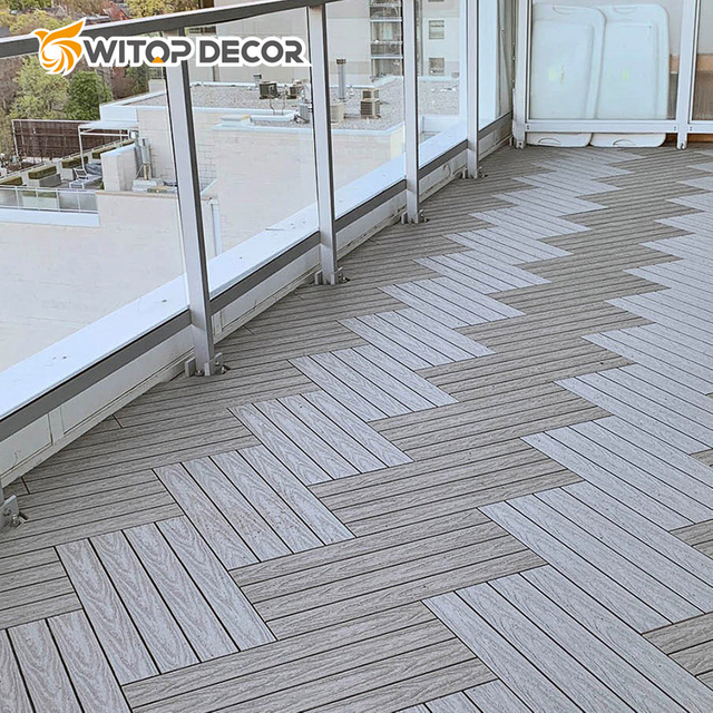 WPC Decking Composite Decking for Garden Floor Co-Extrusion Deck