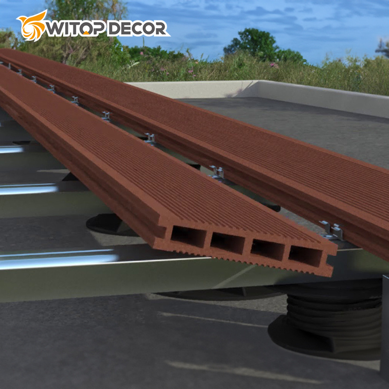 Wood Plastic Co-Extrusion WPC Deck Composite Decking