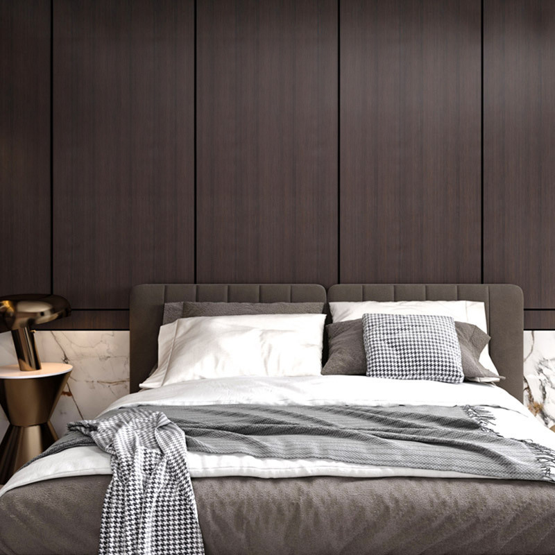 Bamboo Charcoal Bamboo Wood Fiber Integrated Wall Panel Solid Wood Veneer Panel