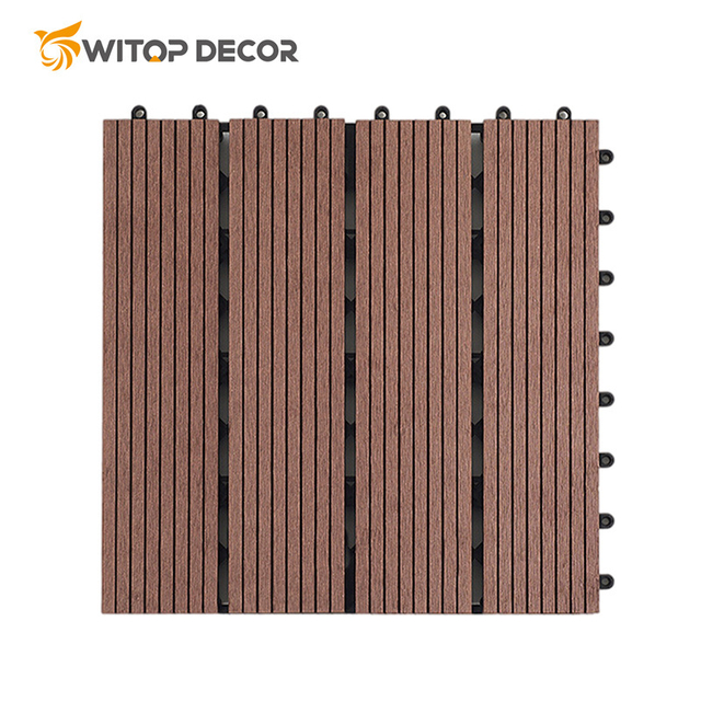 Capped Wood Composite Decking New WPC Flooring Co-Extrusion Decking for Outdoor
