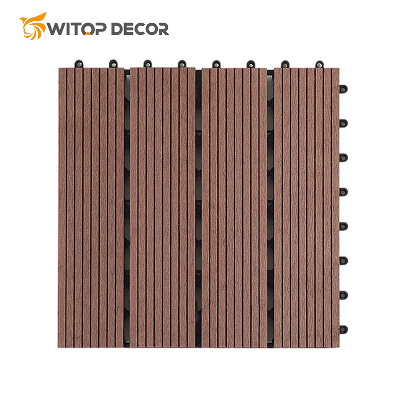 Capped Wood Composite Decking New WPC Flooring Co-Extrusion Decking for Outdoor