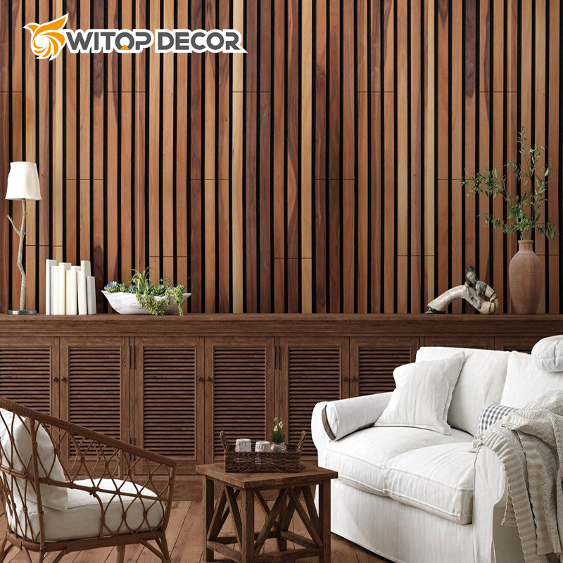 Wooden Slat Acoustic Felt Panel