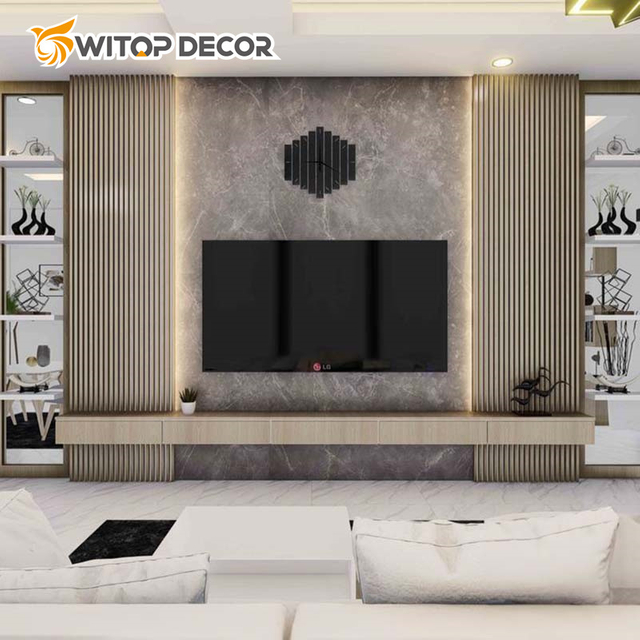 Hot Sale High Glossy Waterproof Fashion Printable UV PVC Wall Panel Marble Sheet