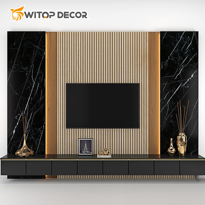 UV Board Sheet PVC Wall Panel Marble Interior Decoration 2-6mm Thick