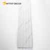 Waterproof and Fireproof Wood Grain WPC Fluted Panels for Interior Decoration
