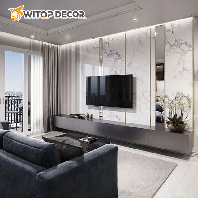 PVC Wall Panel PVC Marble Sheet UV Panel Interior Wall PVC Paneling