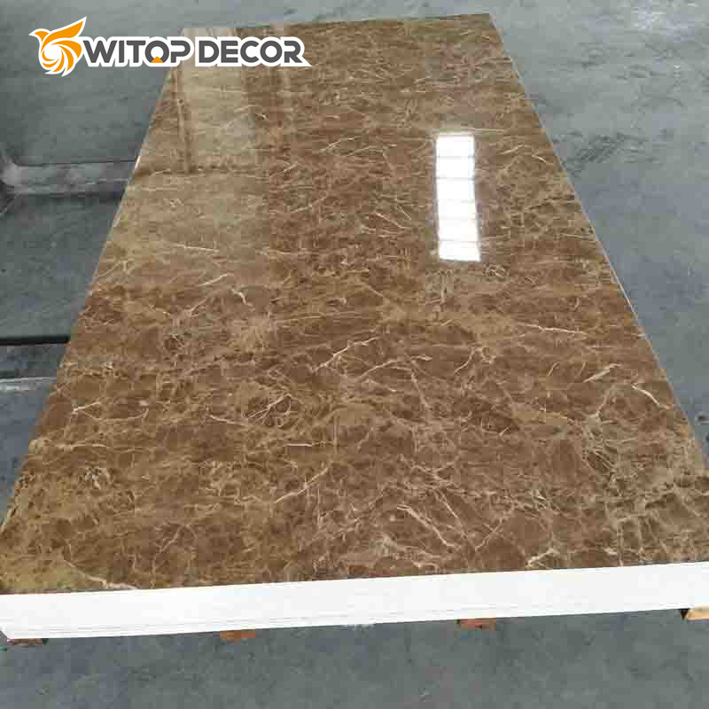 Best Decorative Waterproof UV Vinyl PVC Wall Panel Manufacture PVC Marble Sheet Board