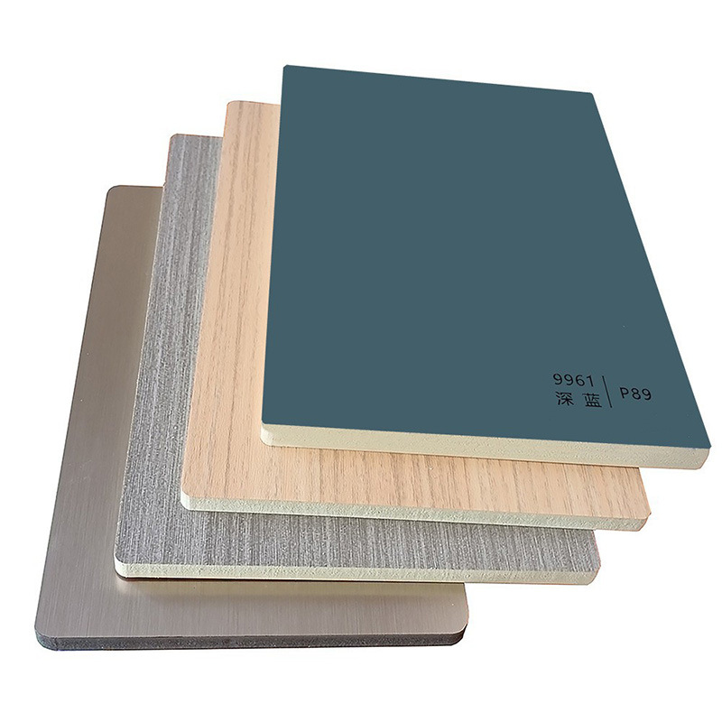 Wood Veneer Mirror Wall Panel Bamboo Charcoal Metallic Board