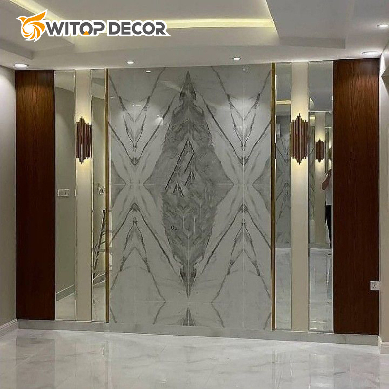 High Gloss Marble Design 3mm PVC Marble Sheet UV Marble Plastic Sheet PVC Wall Panel