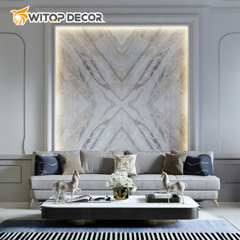 Best Selling Quality UV Marble Sheet Alternative to Marble for Home Decoration