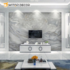 3D Design PVC Marble Sheet Marble Alternative Panel Plastic UV Sheet PVC Panel