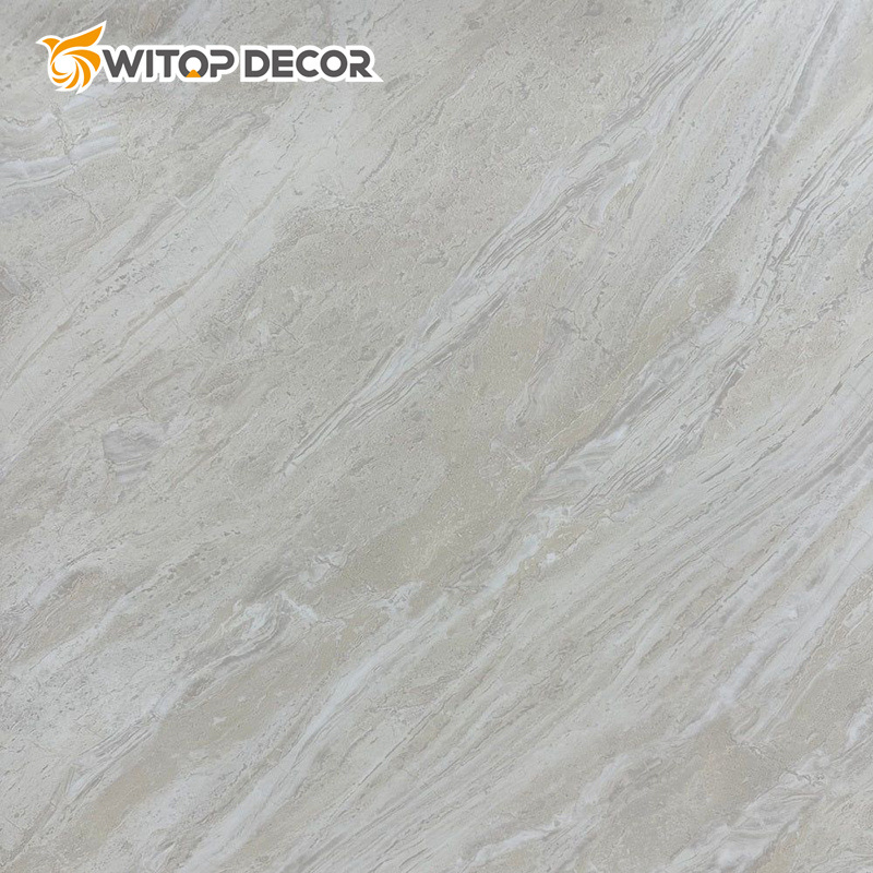 Replacement 3mm Hot Transfer PVC Fiber Cement Board Wall UV Marble Sheet Panel
