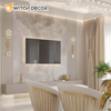 Replacement 3mm Hot Transfer PVC Fiber Cement Board Wall UV Marble Sheet Panel