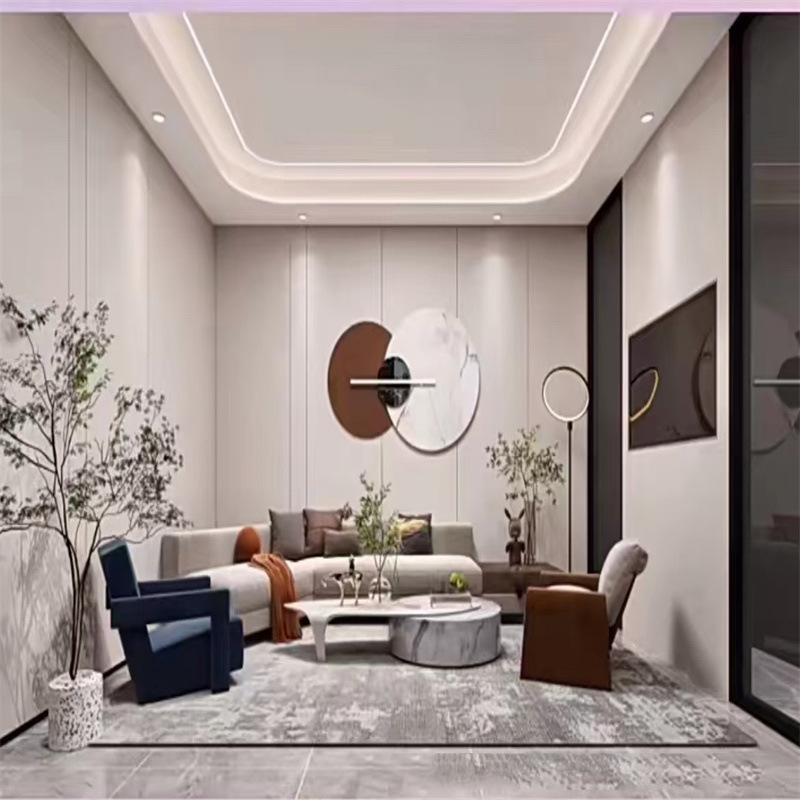3D Wall Panel PVC Marble Marble Sheet Wall Panel Bamboo Charcoal Wood Veneer