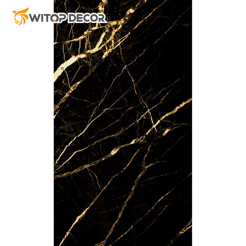 1220X2440mm 4X8 UV PVC Marble Sheet PVC Wall Panel Embossed PVC Sheets for Wall Decoration
