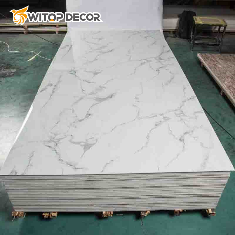 New Color PVC Marble Sheet 8*4 Size UV Marble Sheet for Wall Decoration