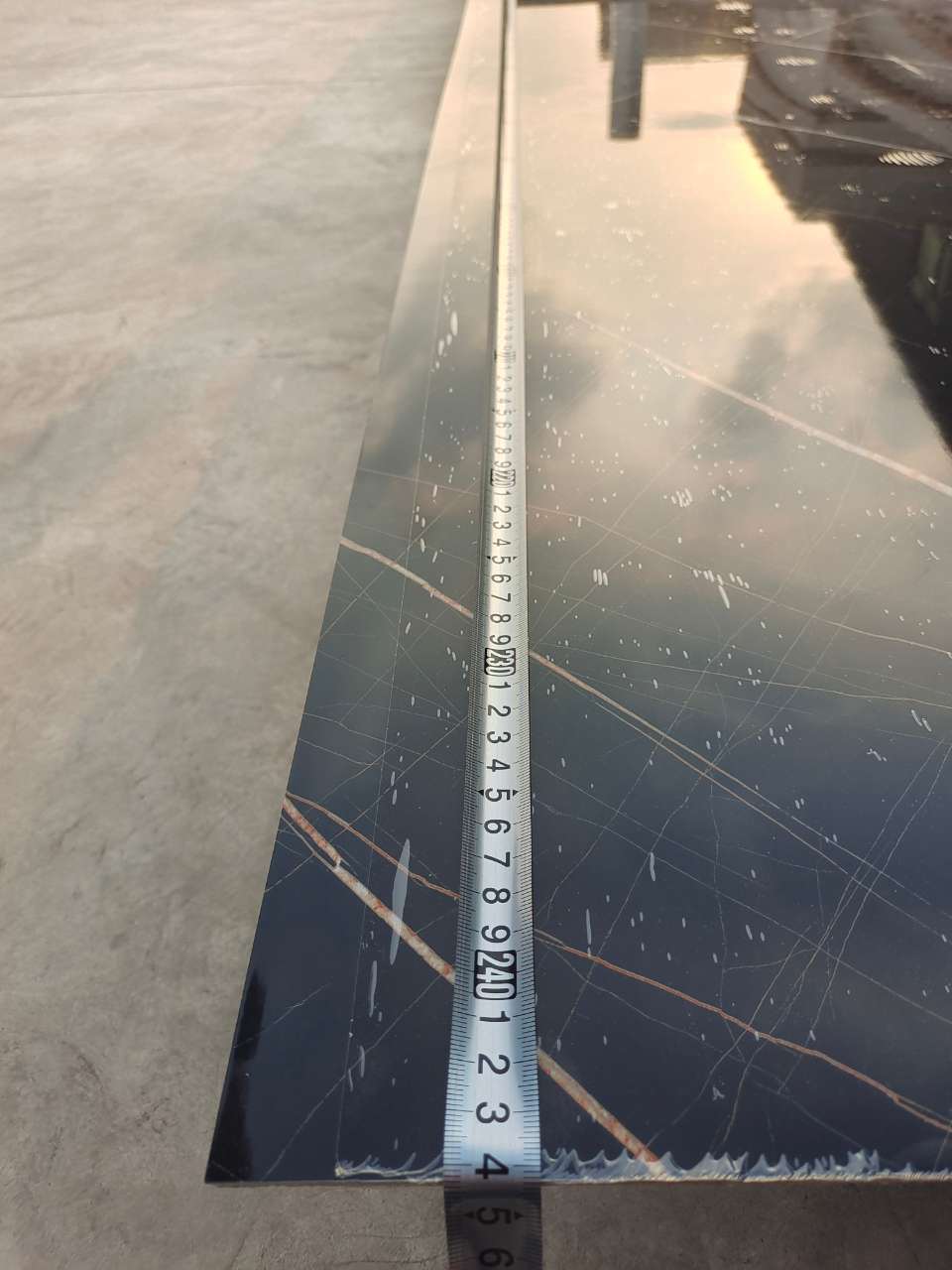 1220*2440mm New Arrival High Glossy Laminated PVC UV Marble Nano Sheet for Wall Decoration