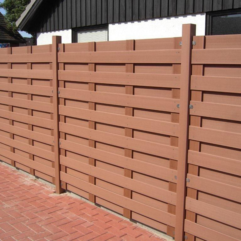 High Quality WPC Fencing Wood Plastic Composite Fence Panels Outdoor Privacy Fence Panel Garden WPC Fence