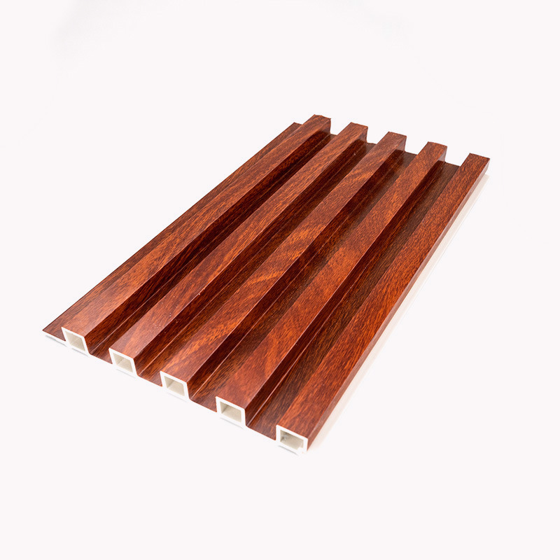 Rich and Inviting Wood Slat Panel for a Cozy Atmosphere