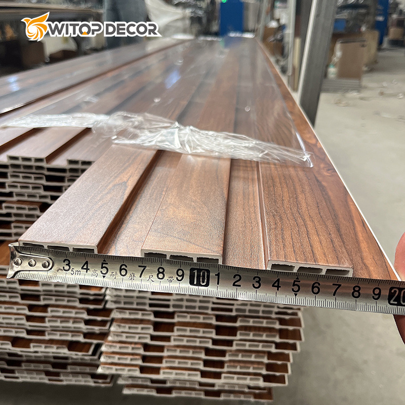 WPC Fluted Panel for Fireplace and Stove Surrounds