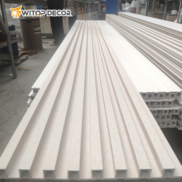 WPC Wall Board with Smooth Edges and Corners