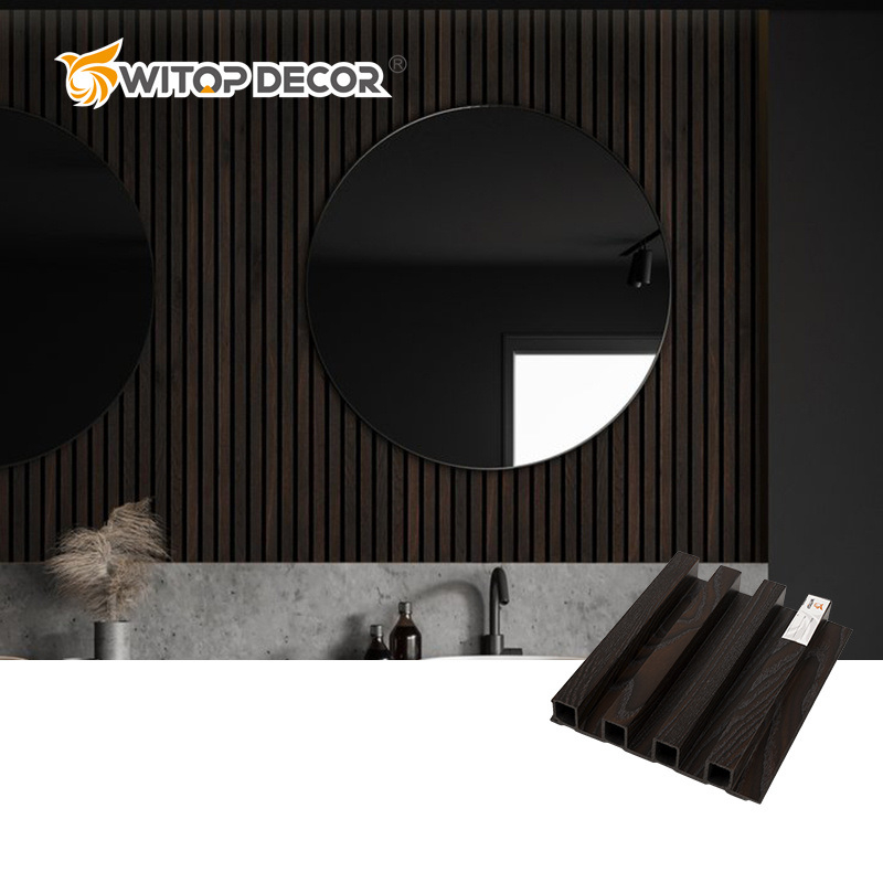 Metallic WPC Wall Panel for Contemporary Indoor Decor