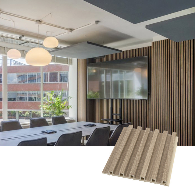 Decorative Waterproof Wood Cladding Outdoor WPC Wall Panel