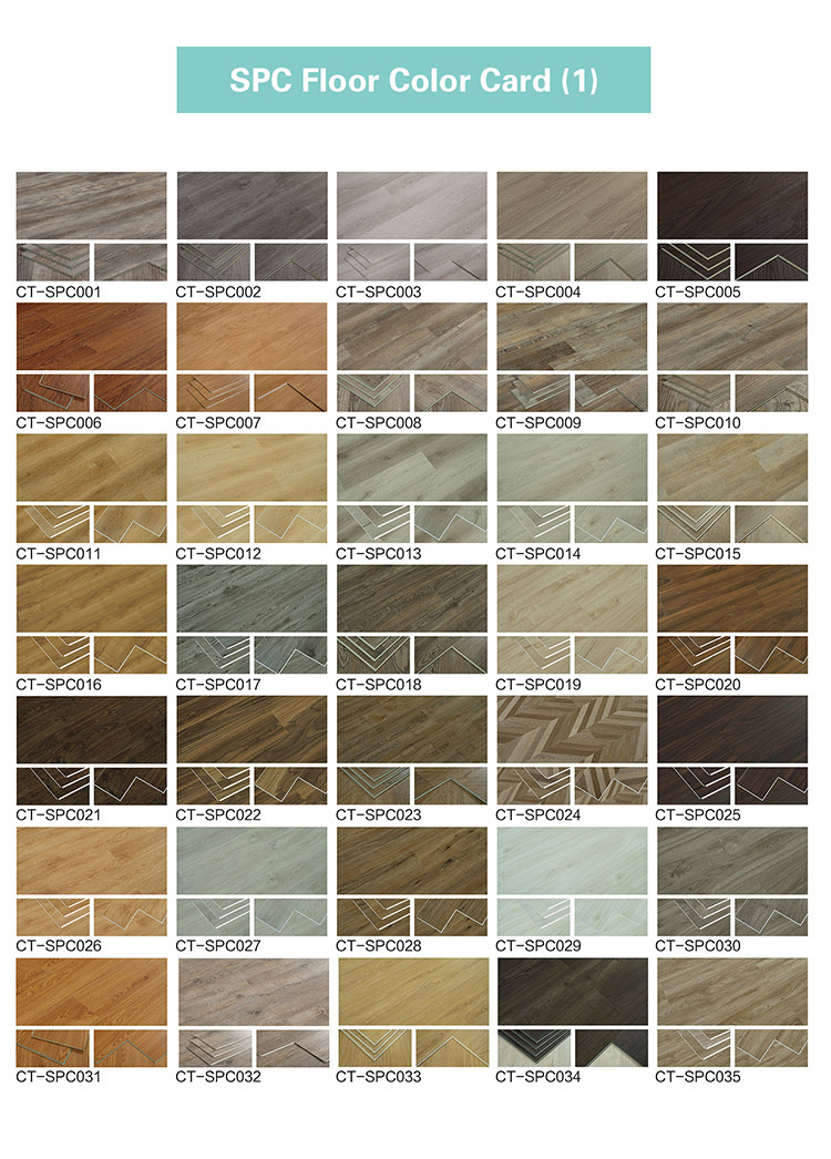 China Wholesale Best Price Waterproof Click Wood Texture Stone Plastic Composite Rigid Core Vinyl Spc Flooring