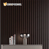 Modern Interior Decoration Environmental Protection Wooden Grain WPC Fluted Great Wall Wall Panel Indoor