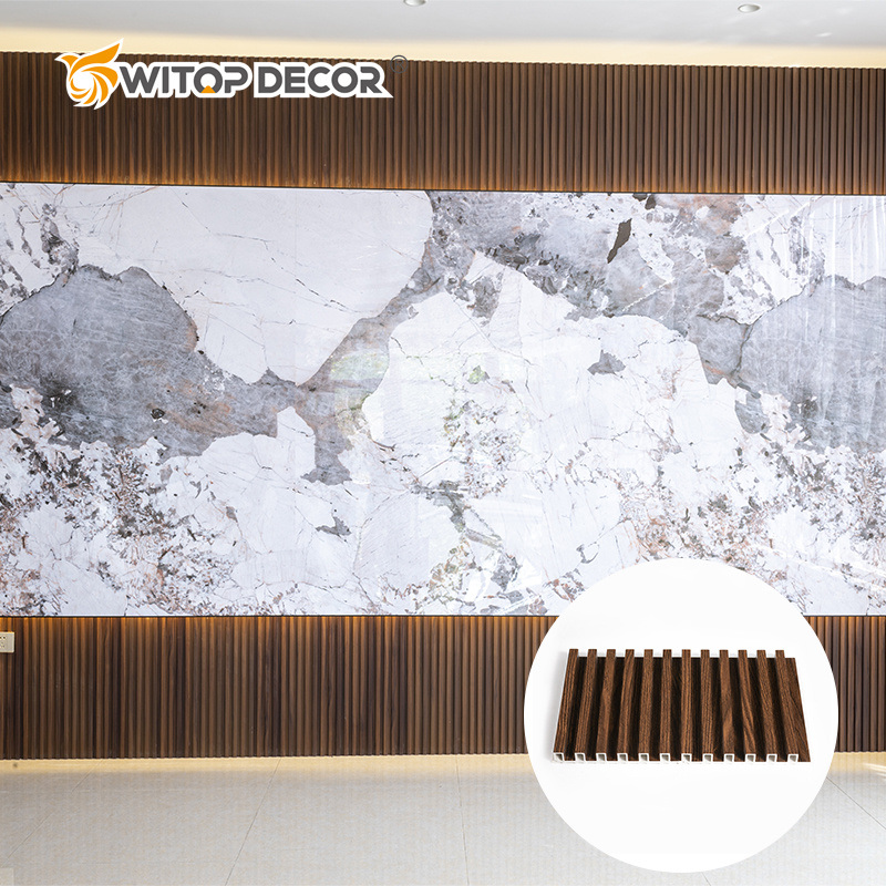 First Rate Supplier Bathroom Decoration Fluted WPC Board WPC Wall Cladding/Panel Wall