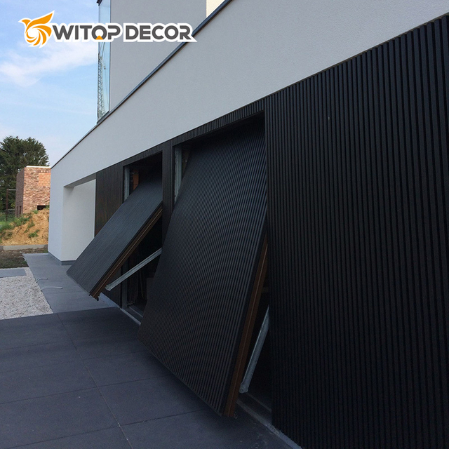 Unique Design WPC Outdoor Fluted Wall Panel Wood Plastic Composite Cladding Board