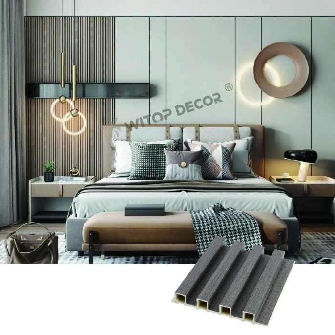 Multicolored WPC Wall Panel for Playful Interiors